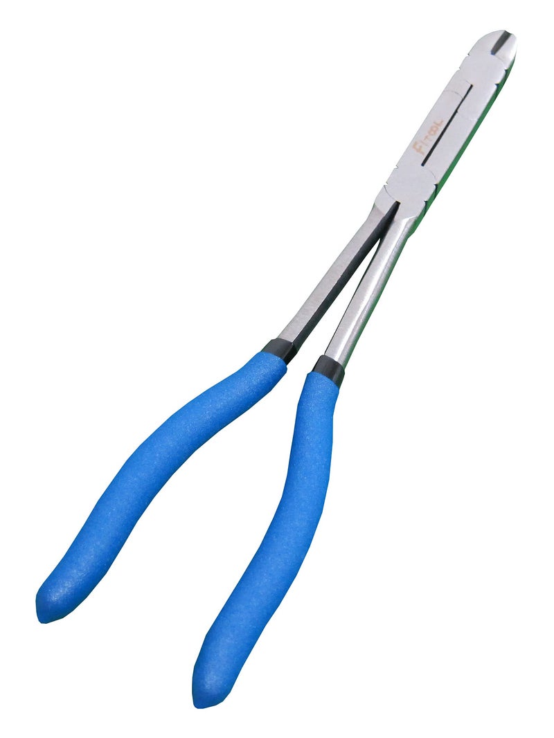 FITOOL 12-Inch Dual Pivot Pliers, 50Cr-V Industrial Quality Precision Tool, Extra Long Reach Compound Action Pliers (Diagonal) - Image 1